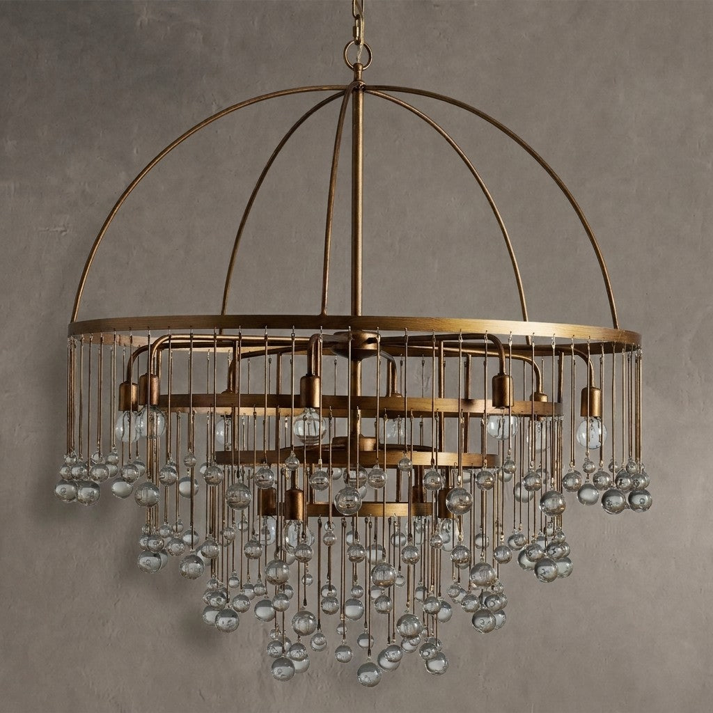 Aubrey Modern Crystal Ball 4 Tier Chandelier | Morylighting (7)