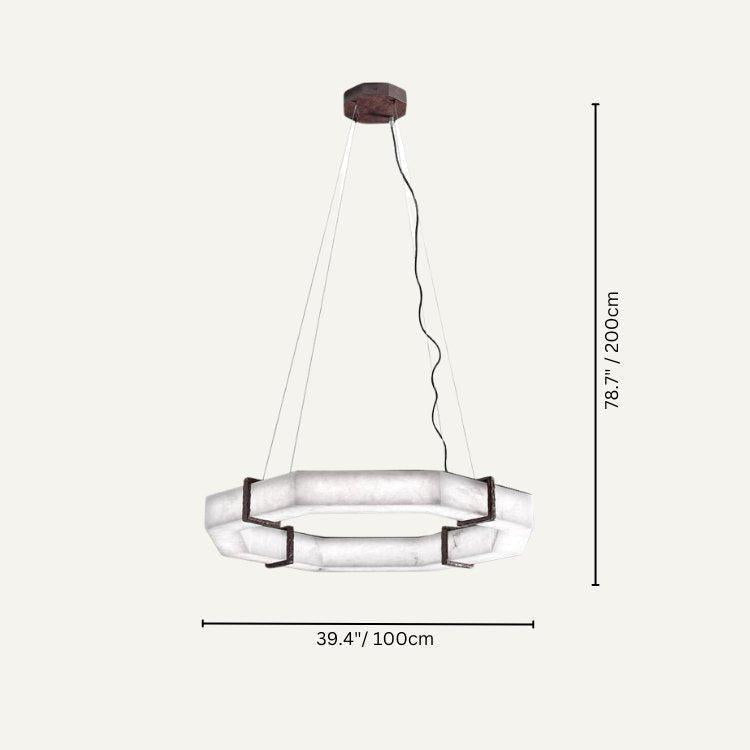 Belos Alabaster Chandelier | Morylighting (6)