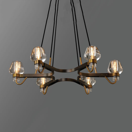 Galad Contemporary Crystal Chandelier 6-light