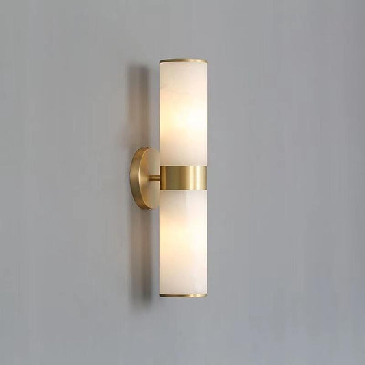 Morylighting Alabaster Linear Bath Wall Sconce - luxury American wine room
