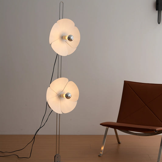 Sculptural Floral Petal Floor Lamp