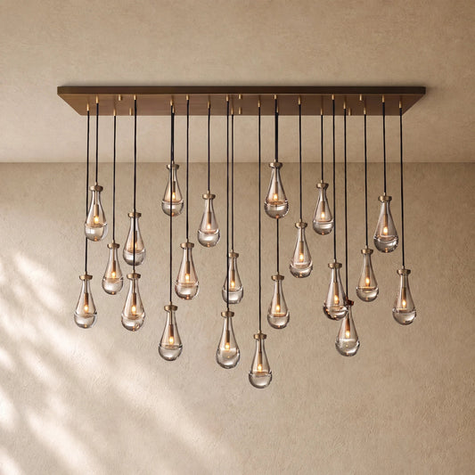 Raining Lighting Rectangular Chandelier
