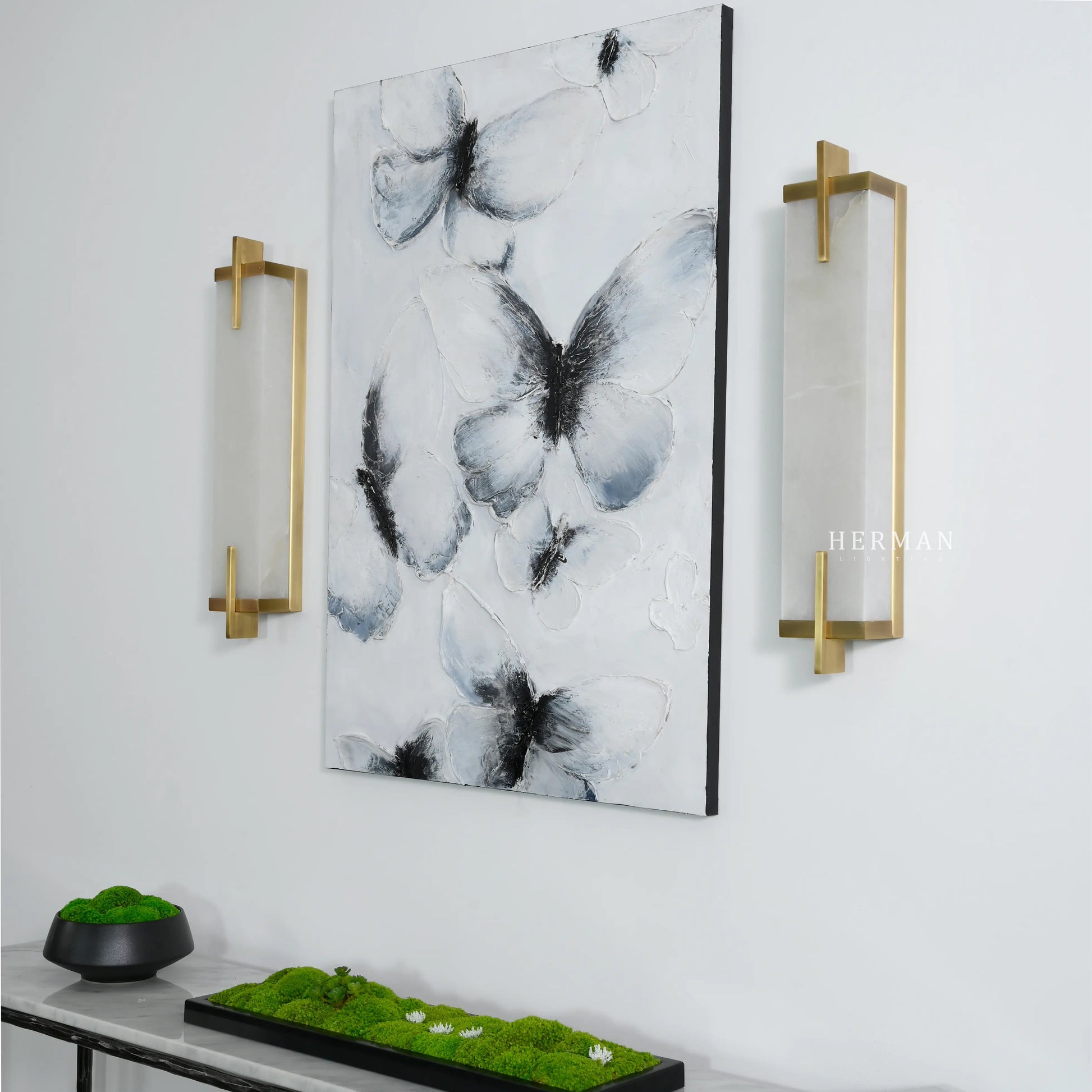 Beckett Alabaster Wall Sconce
