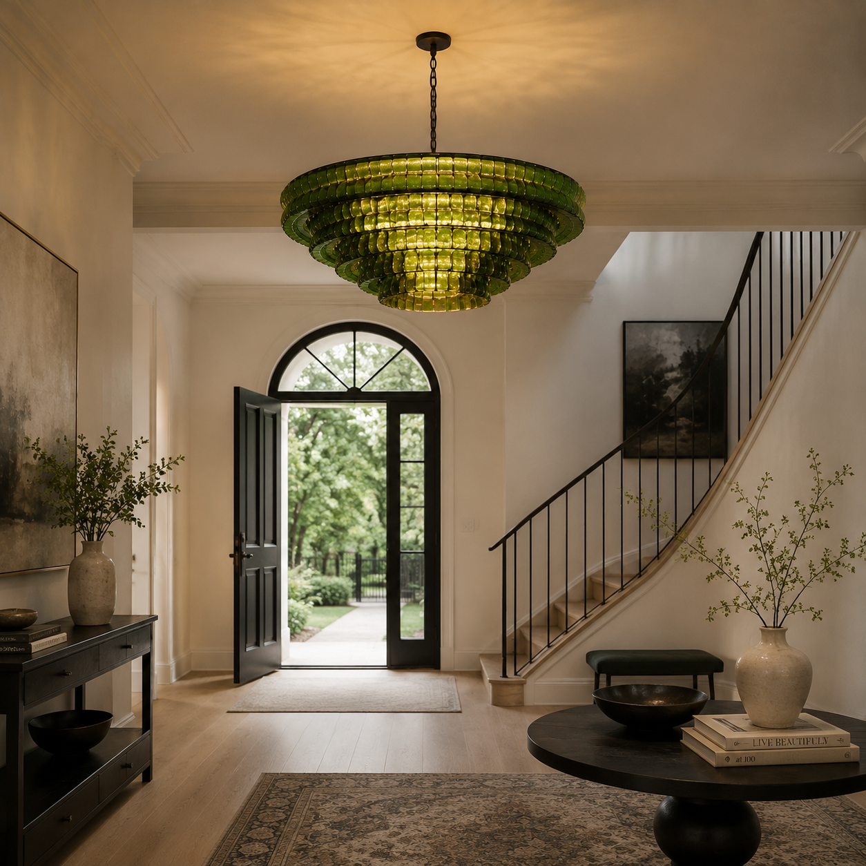 Ghiaccio Round Chandelier