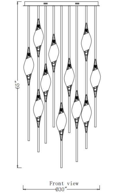 PEZEO CRYSTAL CHANDELIER
