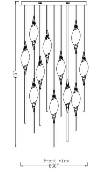 PEZEO CRYSTAL CHANDELIER