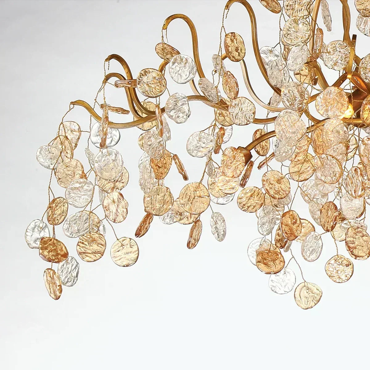 Lignia Branch Round Multi-tier Chandelier 33Light 47"W - morylighting