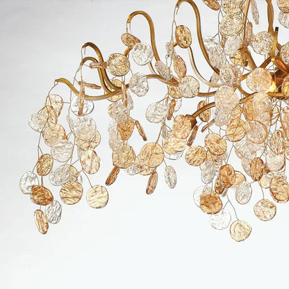 Lignia Branch Round Multi-tier Chandelier 33Light 47"W - morylighting
