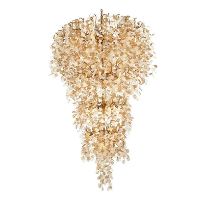 Lignia Branch Round Multi-tier Chandelier 33Light 47"W - morylighting