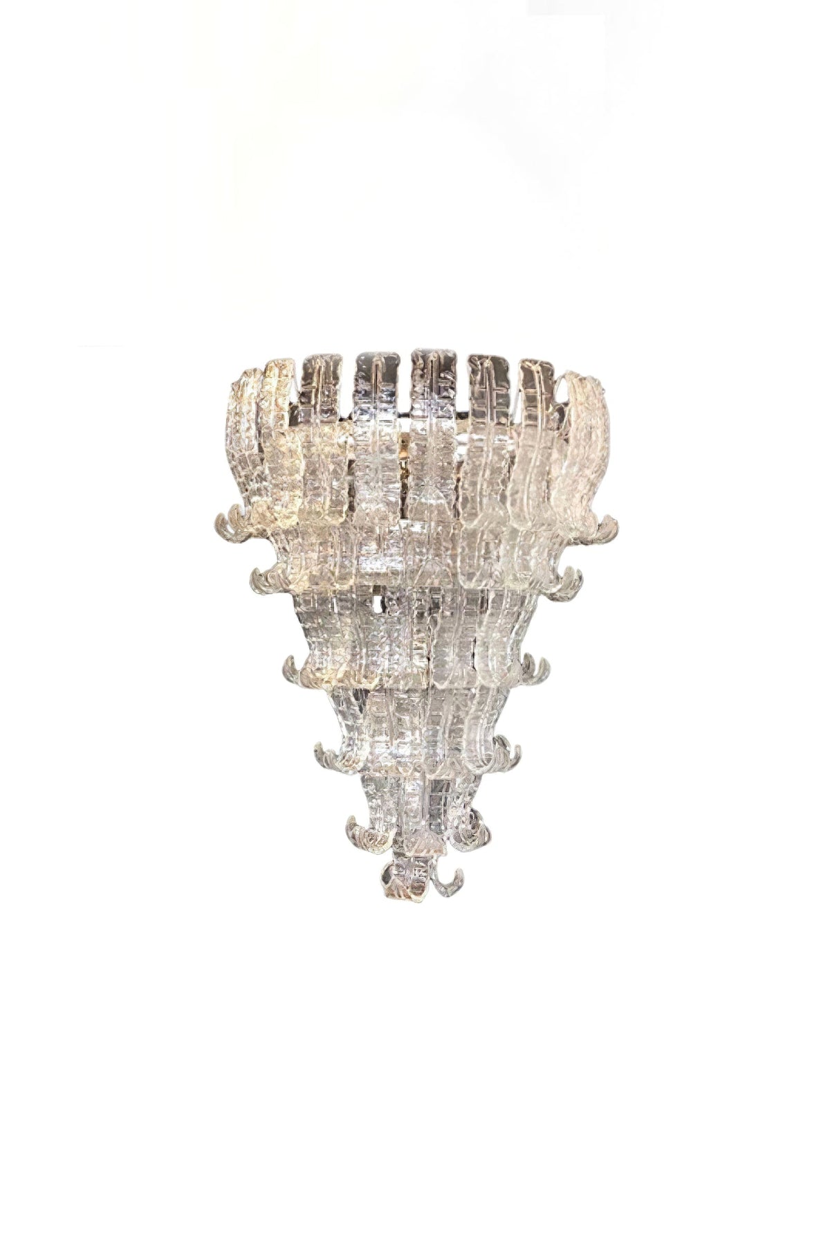 Grand Art Felci Leaf Glass Chandelier | morylighting