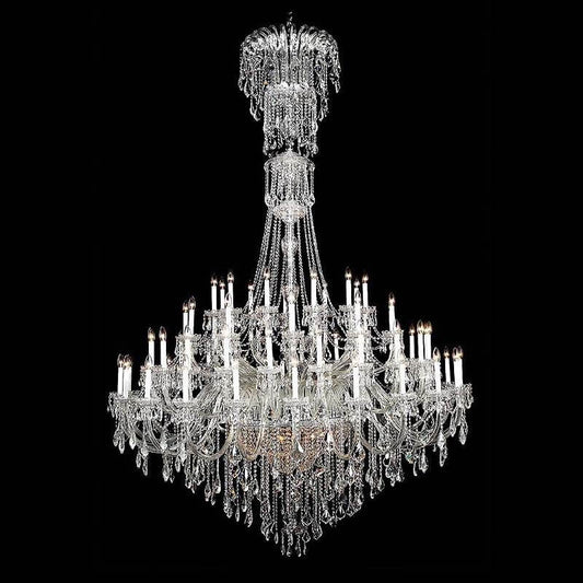 100 lights bohemia glass crystal chandelier
