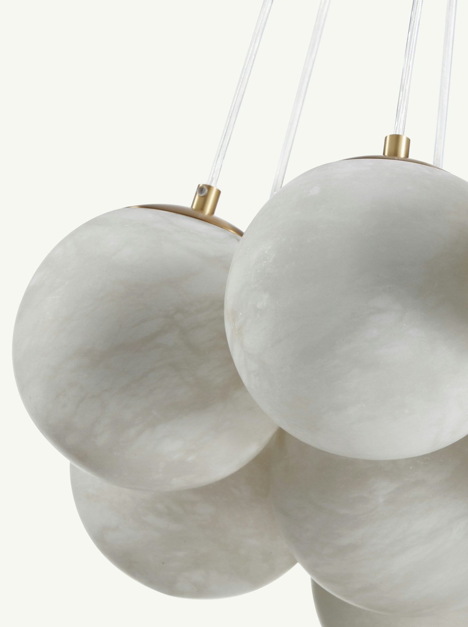 Aspen Alabaster 19 Light Chandelier 33.5"