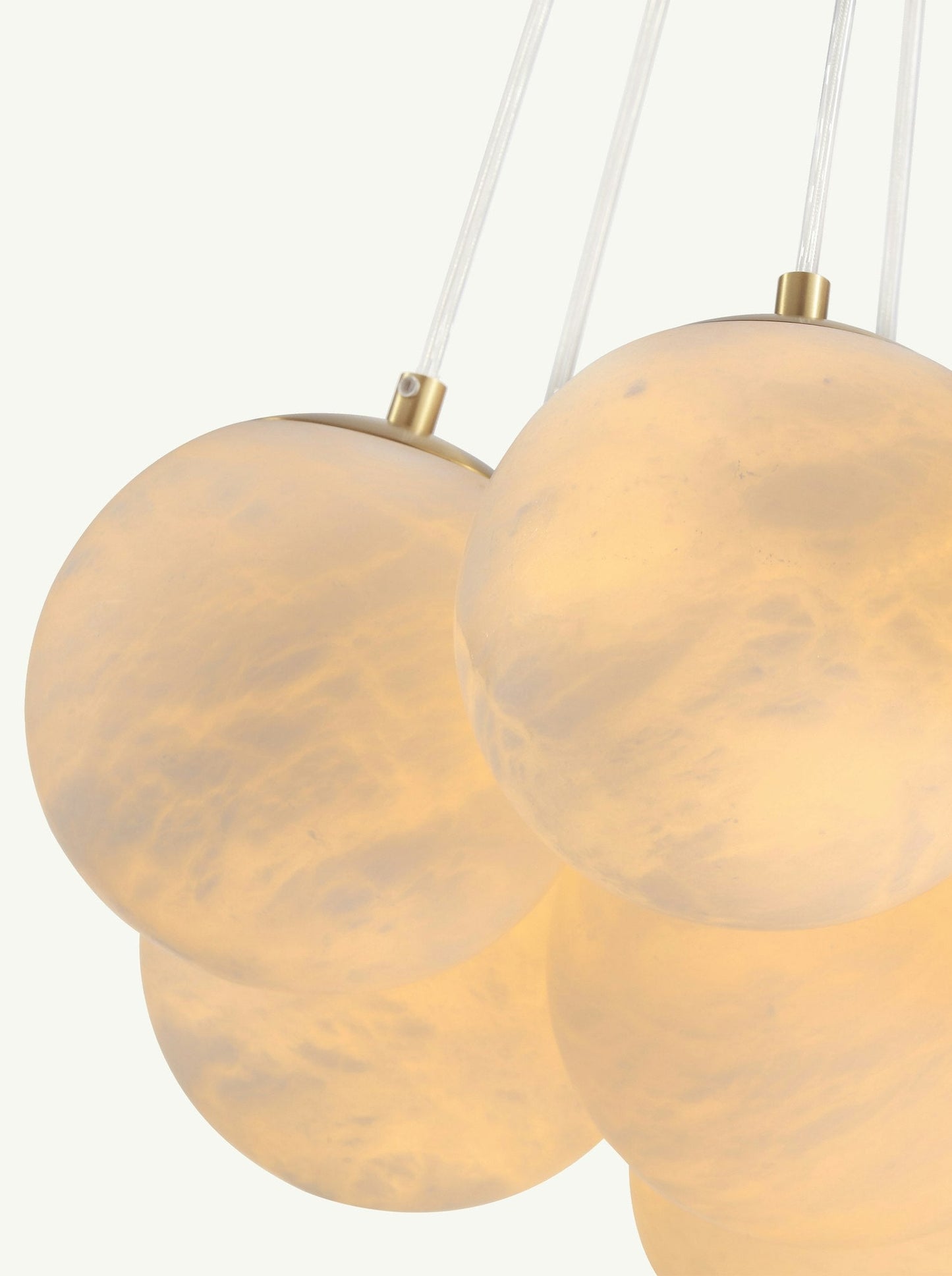 Aspen Alabaster 19 Light Chandelier 33.5"
