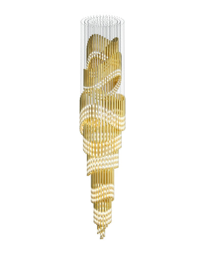 Galaxy Symphony Orchestra Meteor Shower Crystal Spiral Chandelier