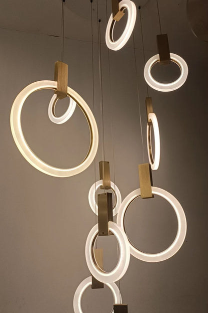 Halo Suspended lights - view 3 | morylighting