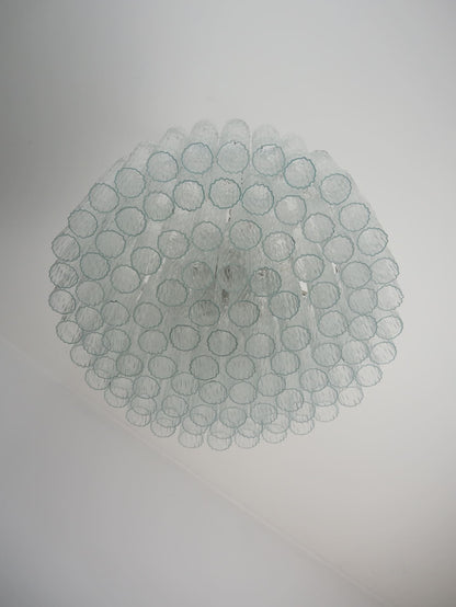 Murano Chandelier – 101 Tuber – Textured – Transparent