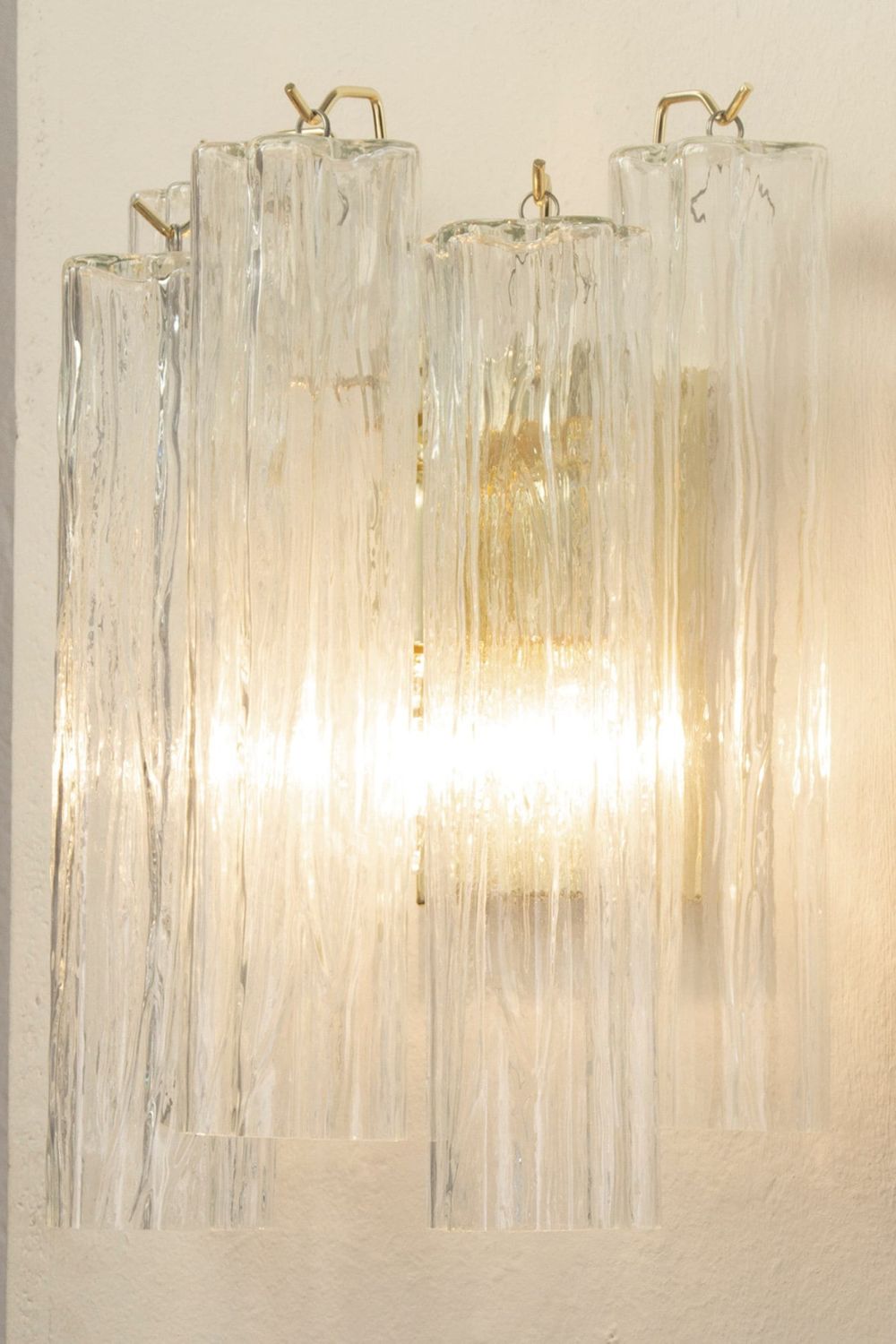 Art glass crystal wall lamp - view 10 | morylighting