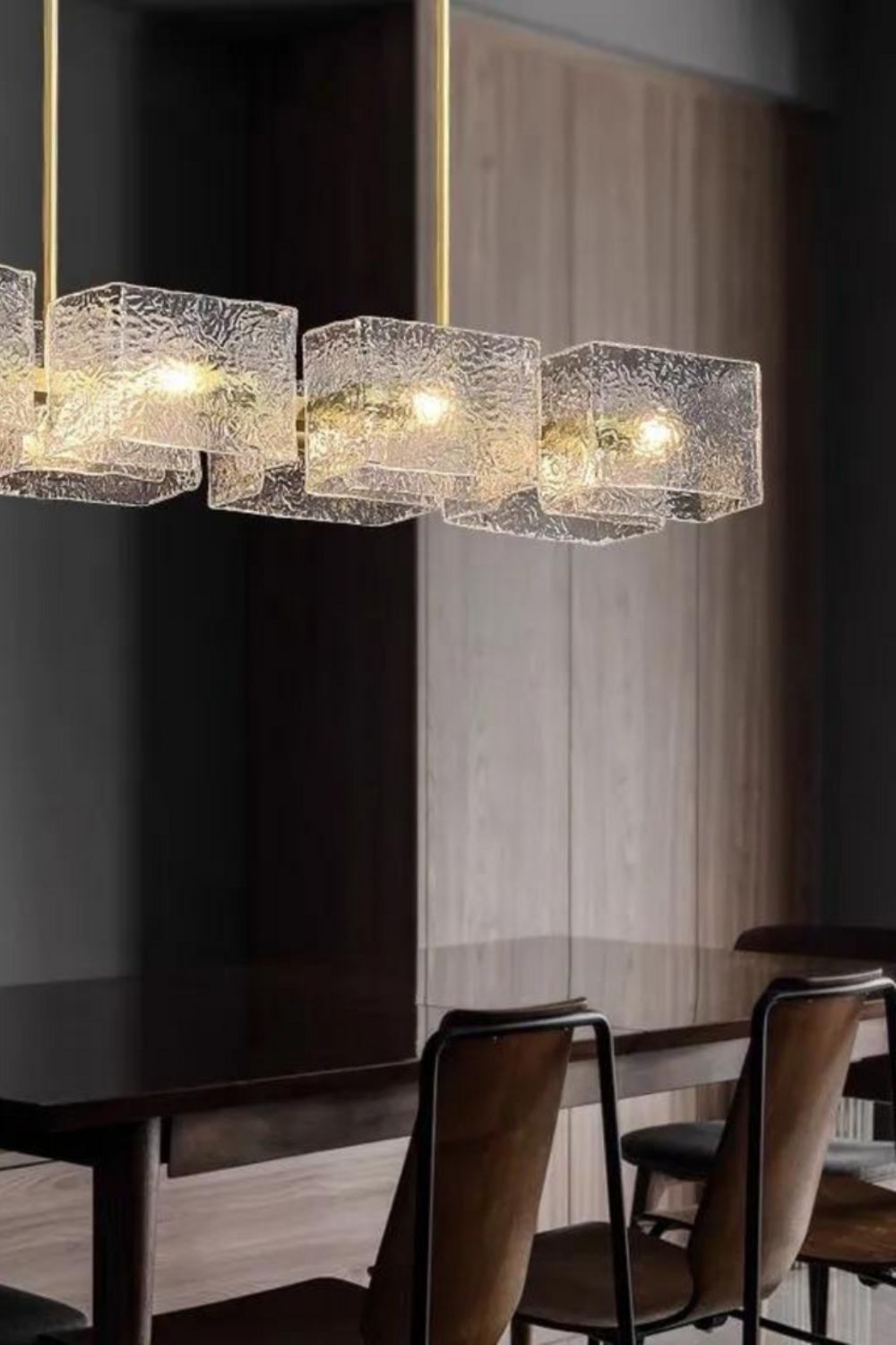 long water ripple Chandelier - view 6 | morylighting