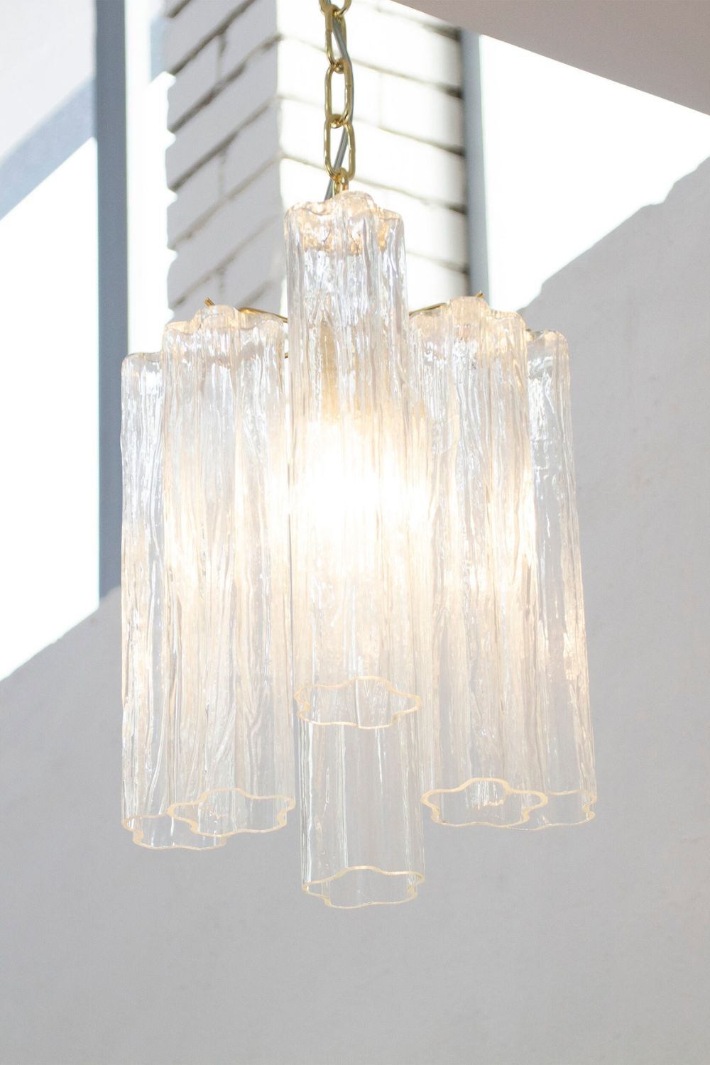 Clear Glass Tronchi Suspension Lamp - view 8 | morylighting