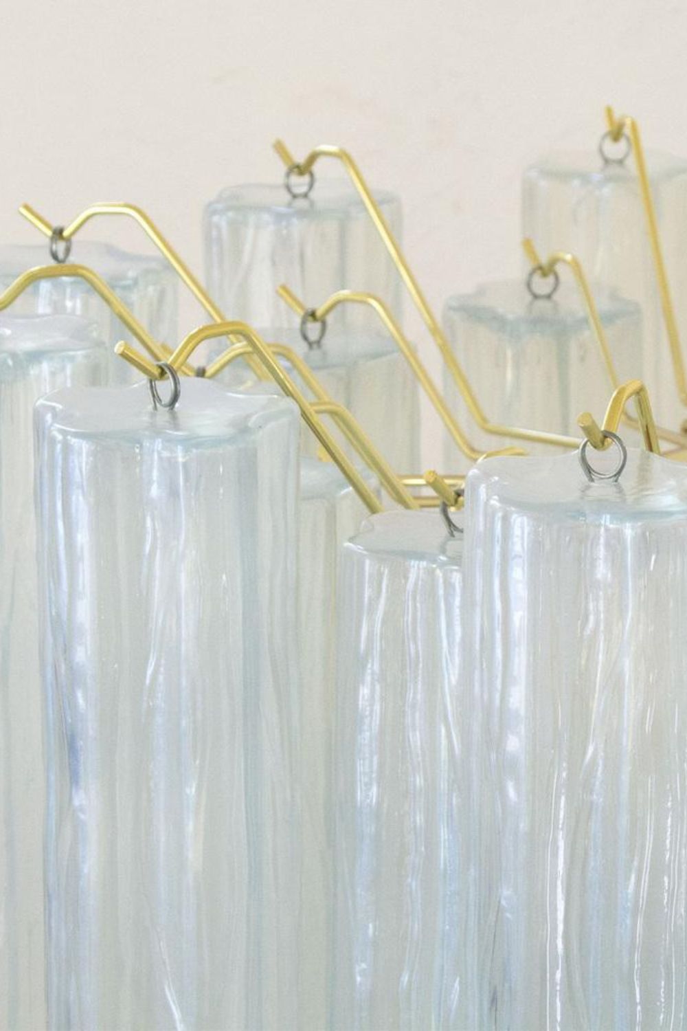 1990s Vintage Italian Opaline Glass Pendant Light - view 9 | morylighting