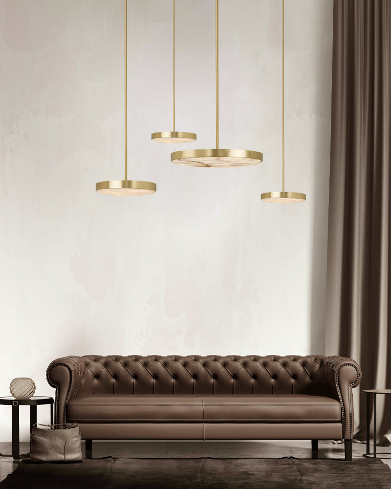 Unique Lustre Solid Marble Dome Ceiling Anvers Pendant Light Fixtures for Living room