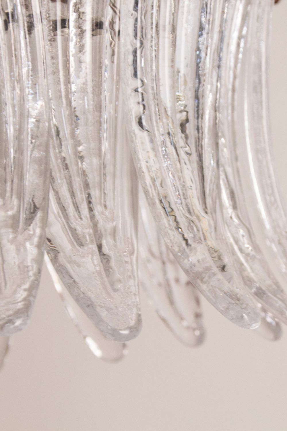 Italian Art Glass Palm Leaf Chandelier - view 15 | morylighting