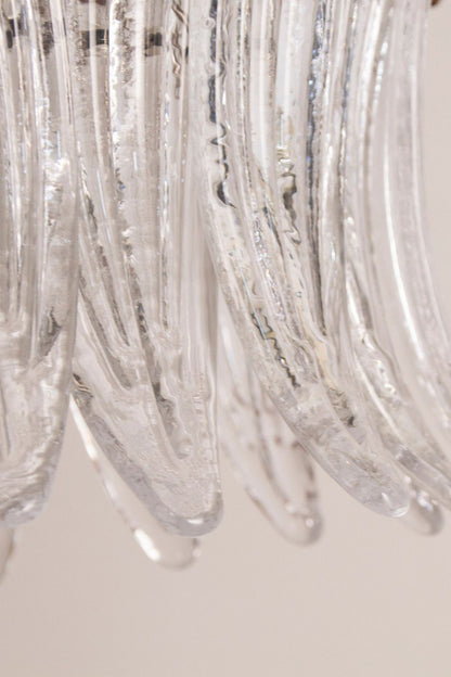 Italian Art Glass Palm Leaf Chandelier - view 15 | morylighting