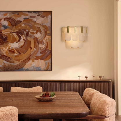 Nadia Alabaster LED Sconce