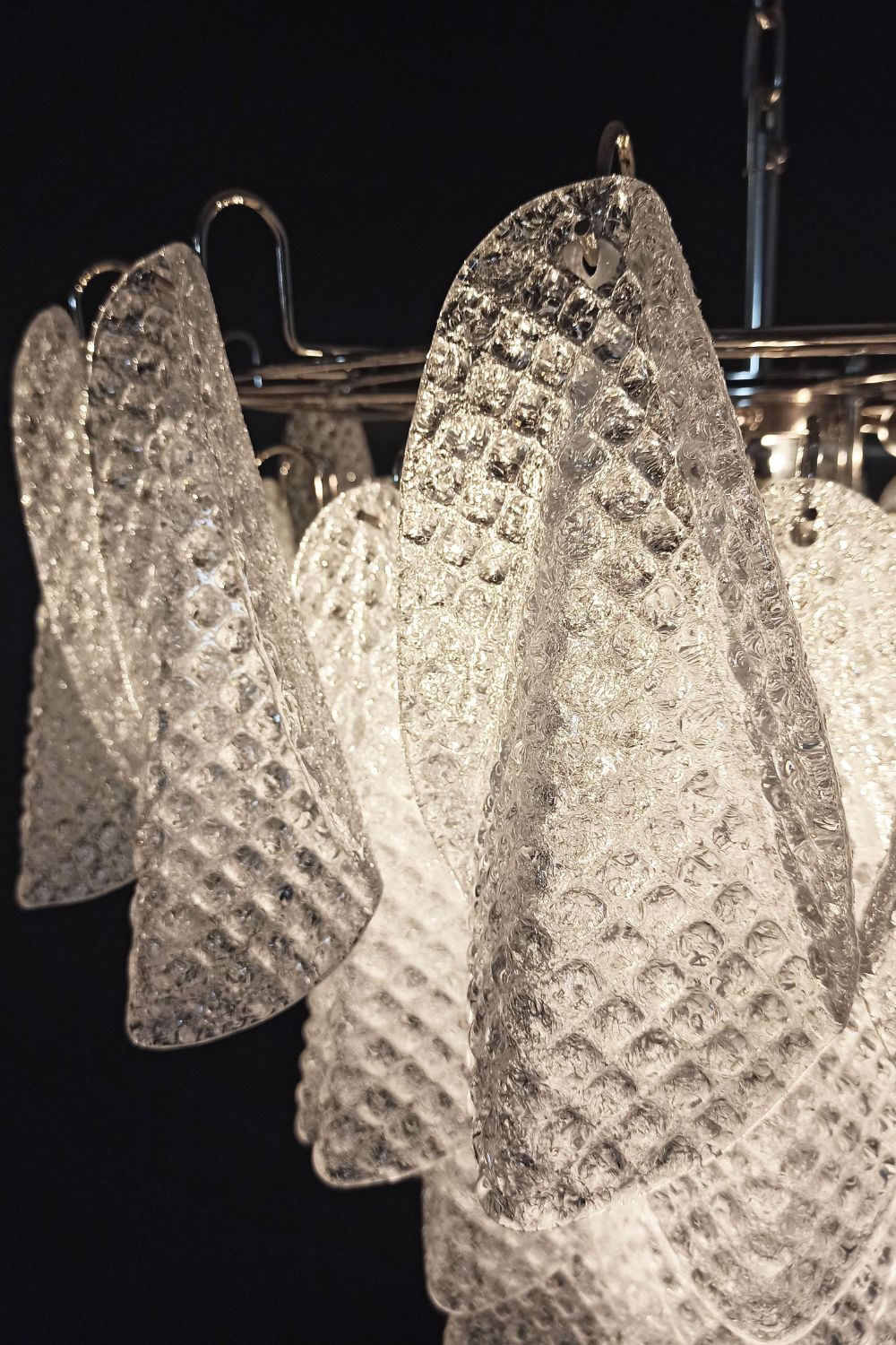 Rondini Transparent Art Glass Chandelier - view 15 | morylighting