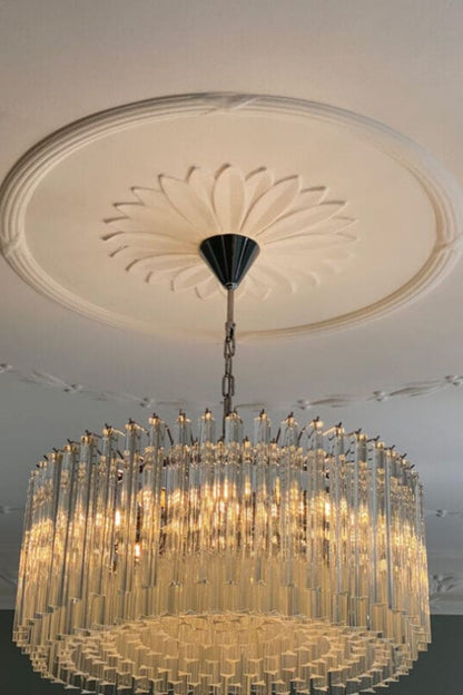 Art Transparent Prism Triedri Chandelier - view 11 | morylighting