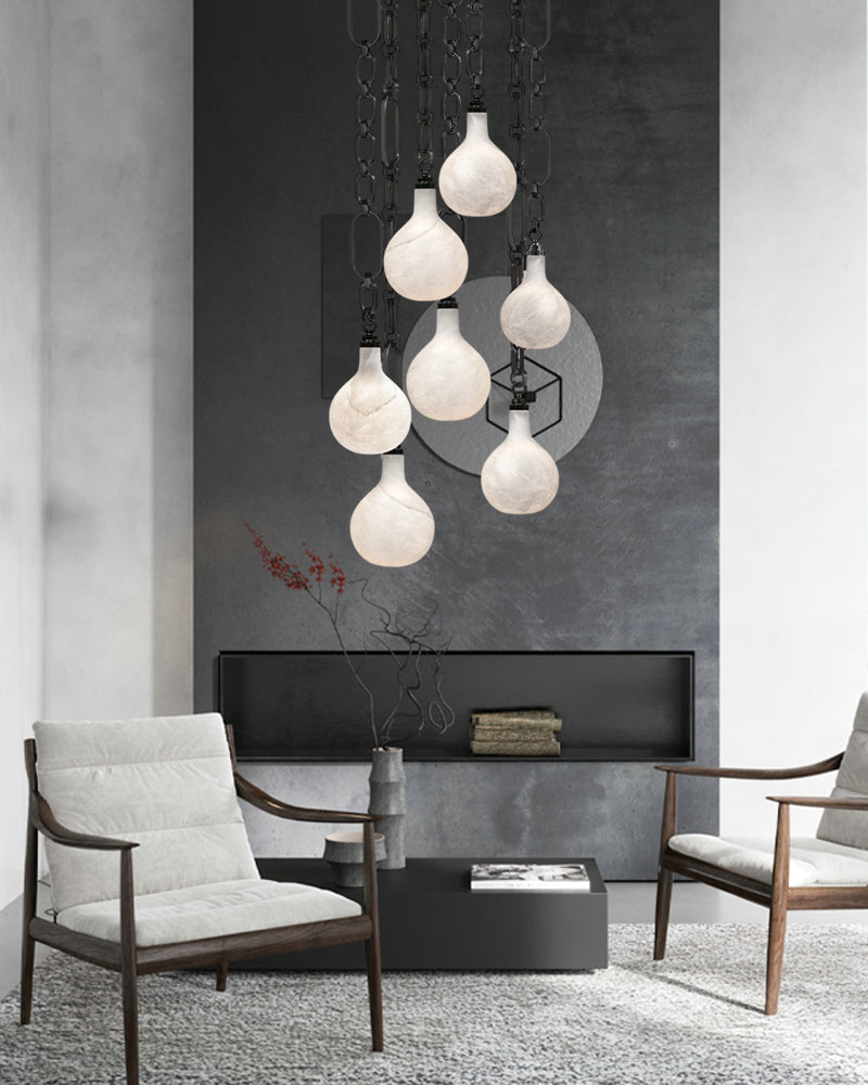 Vintage style Cluster White Mini Insignia Globe Pendant Light 6" for kitchen Island