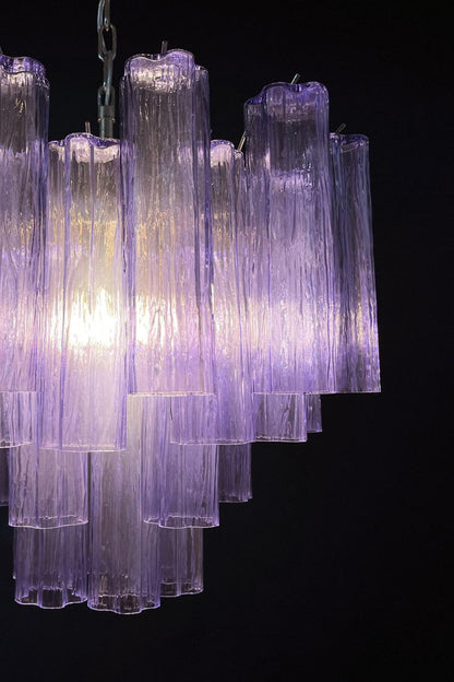 Amethyst Art Glass Pendant Chandelier - view 14 | morylighting