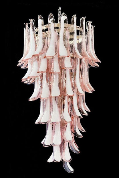 Italian Vintage Pink Spiral Art Chandelier - view 7 | morylighting