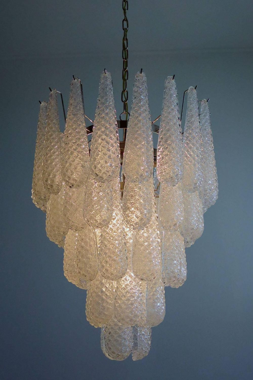 Murano Honeycomb Glass Chandelier - morylighting