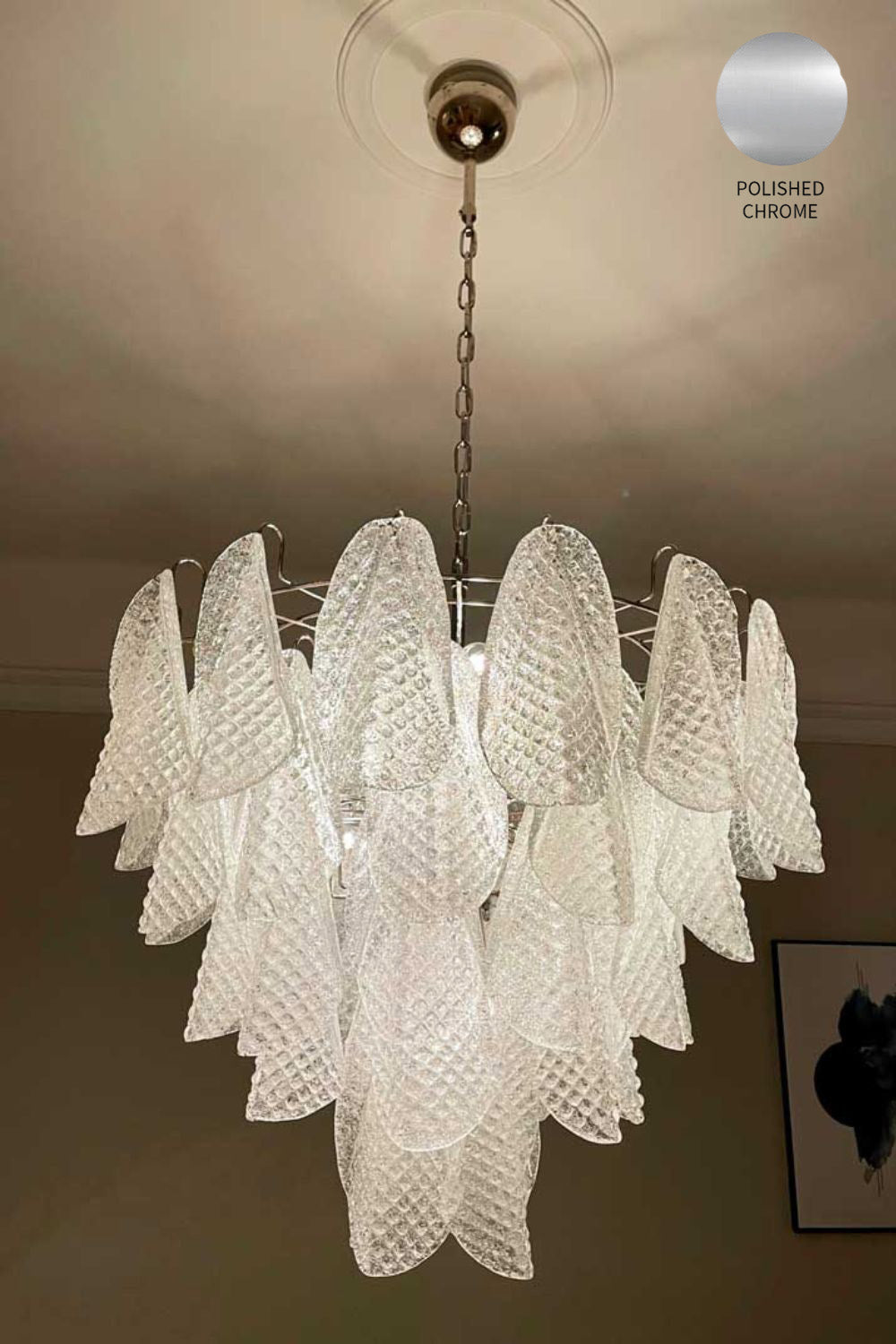 Rondini Transparent Art Glass Chandelier - view 20 | morylighting