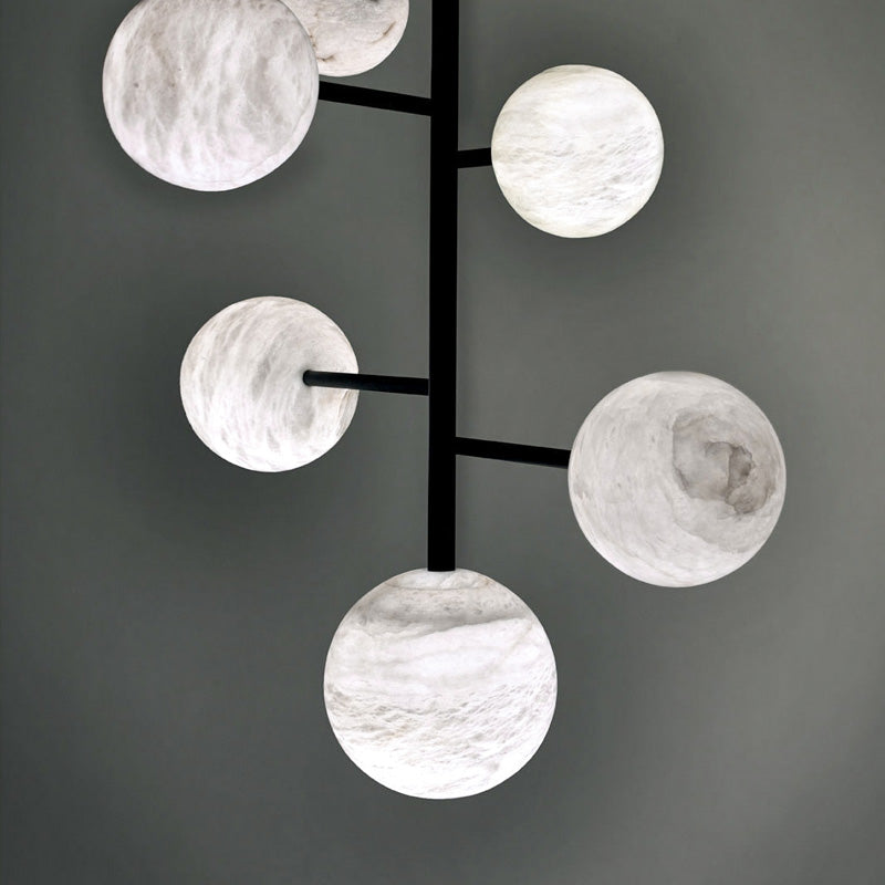 Modern Artistic Alabaster Chandelier Light