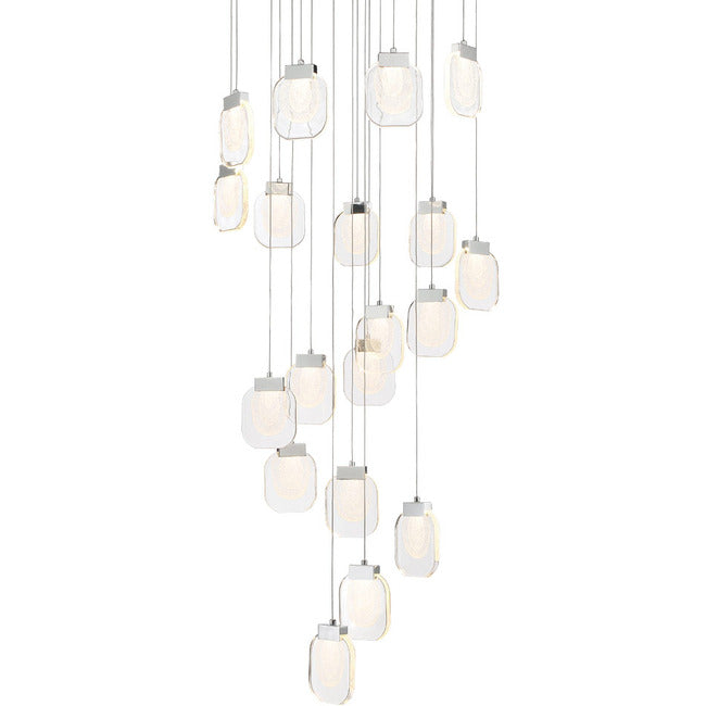Solara Glass Chandelier