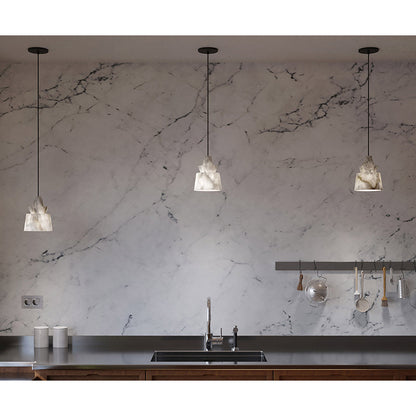 Carol Alabaster Pendant Light 7"