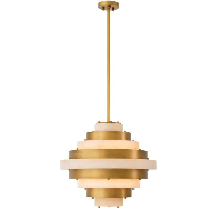 Lazzari Alabaster Chandelier 24" D