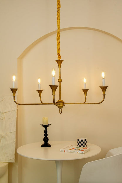Rustic Vintage Cecil Chandelier - view 2 | morylighting