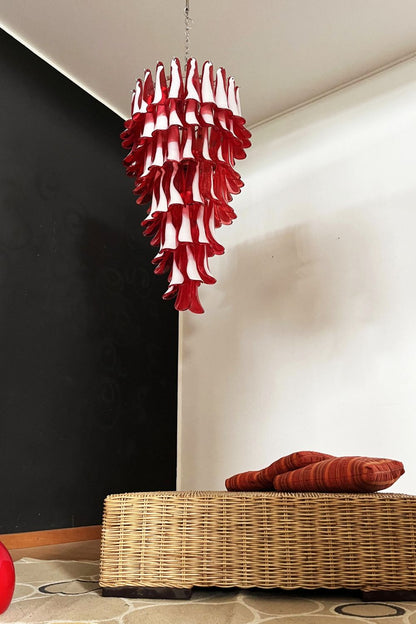 Vintage Italian Art Spiral Chandelier - view 7 | morylighting