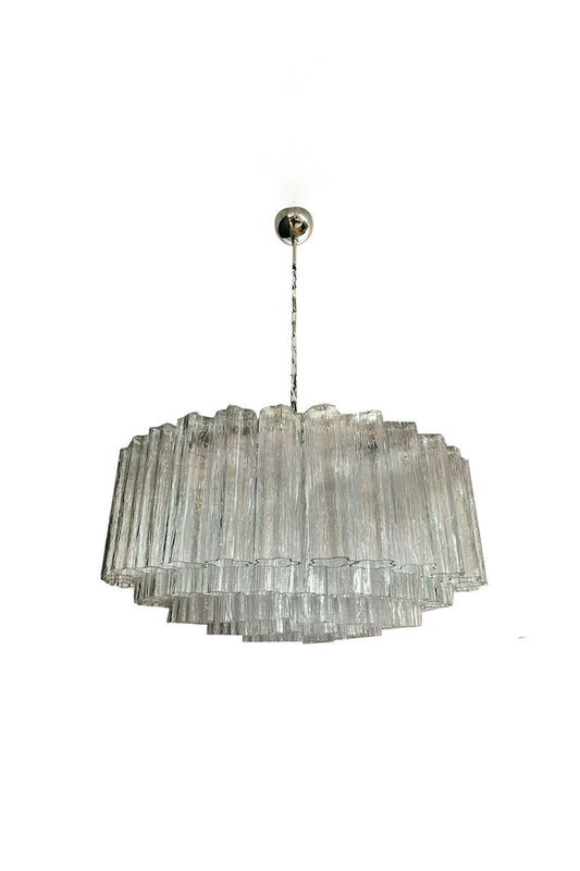 Handcrafted Art Crystal Tube Ceiling Light | morylighting