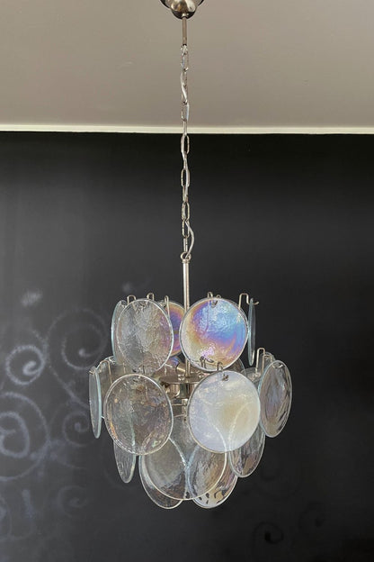 Iridescent Mid-Century Modern Art Chandelier - view 8 | morylighting