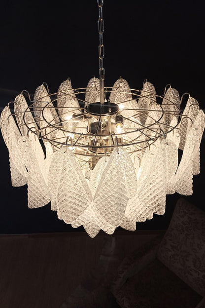 Rondini Transparent Art Glass Chandelier - view 16 | morylighting