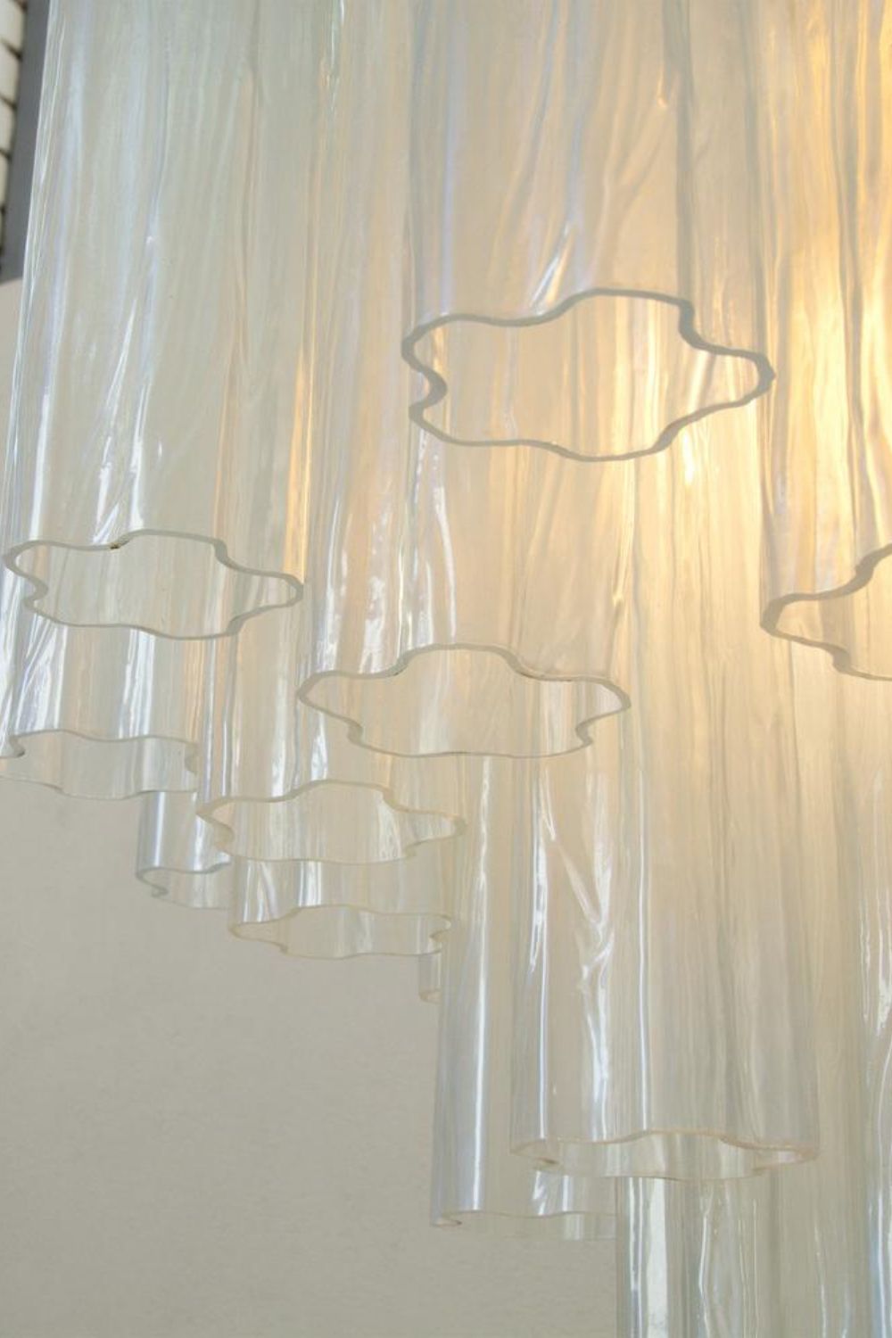 1990s Vintage Italian Opaline Glass Pendant Light - view 10 | morylighting