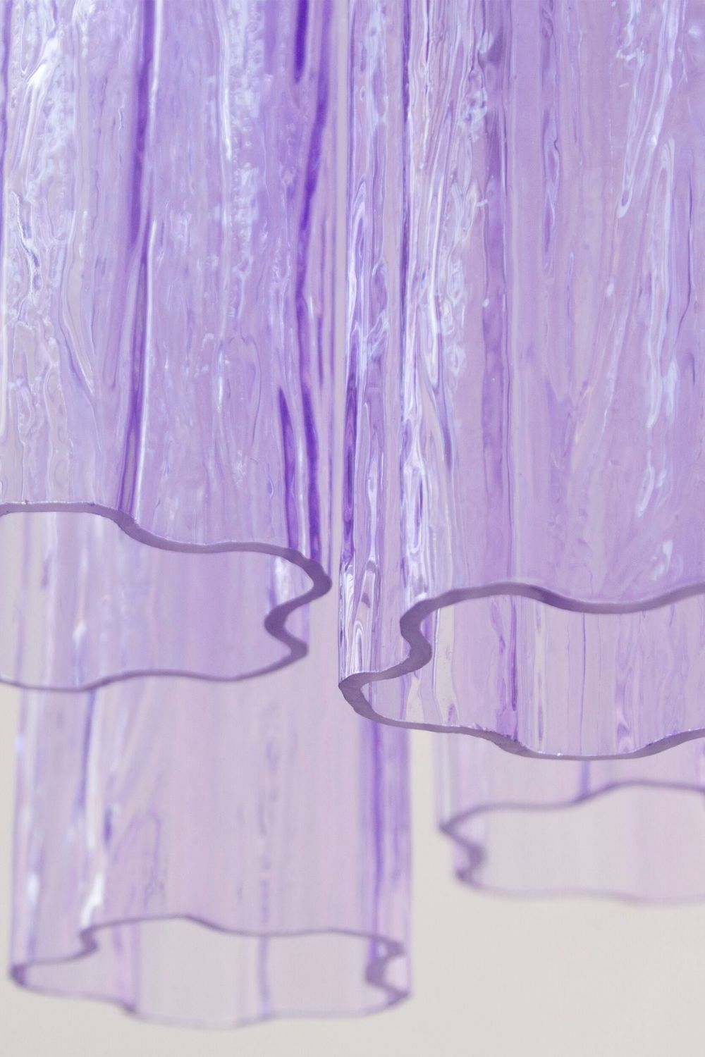 Italian Art Style Purple Tronchi Chandelier - view 11 | morylighting
