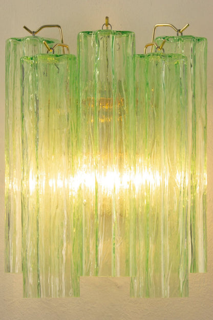 Bright Green Art Glass Wall Lamp - view 8 | morylighting