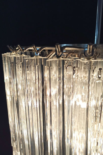 Transparent Art Glass Prism Tiered Chandelier - view 11 | morylighting