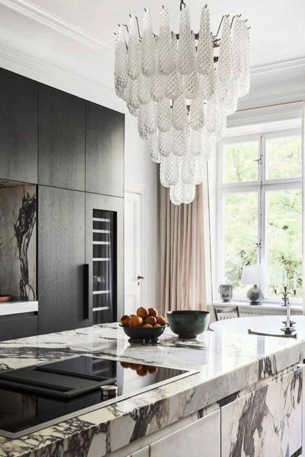 Murano Honeycomb Glass Chandelier - morylighting