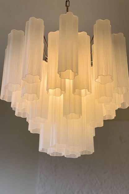 Art Opal Tube  Chandelier - 36 tubes - view 4 | morylighting